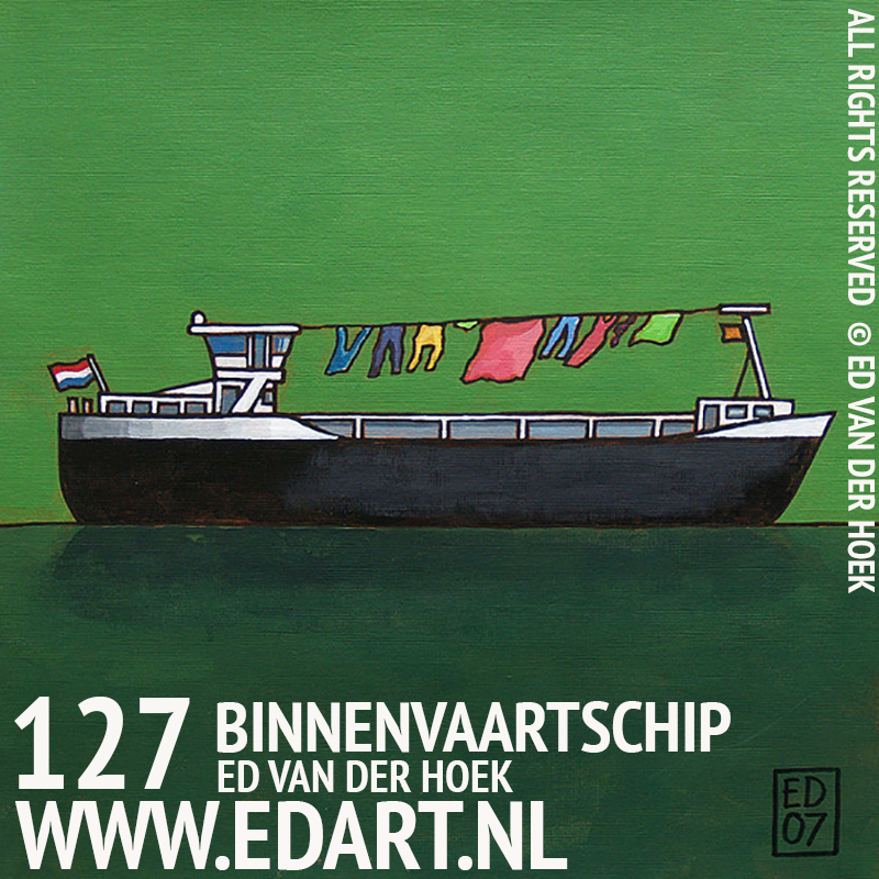 binnenvaartschip in bootjes!!