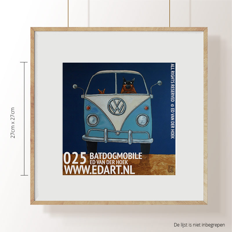 025 Batdog mobile GICLEEPRINT 27X27`