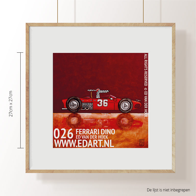 026 Ferrari Dino 1961GICLEEPRINT`