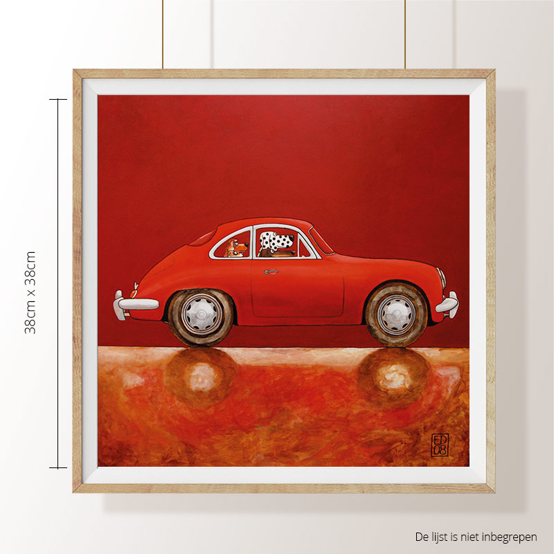 Porsche 356 red`
