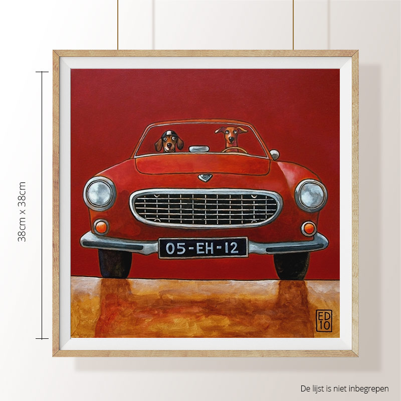 131 Volvo P1800 red`