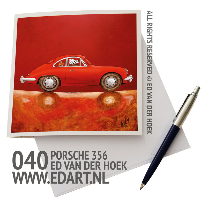 040 Porsche 356 red`