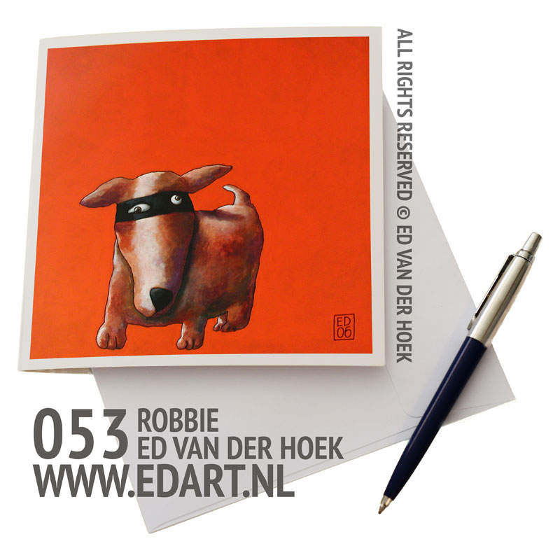 053 Robbie de hond kaart`