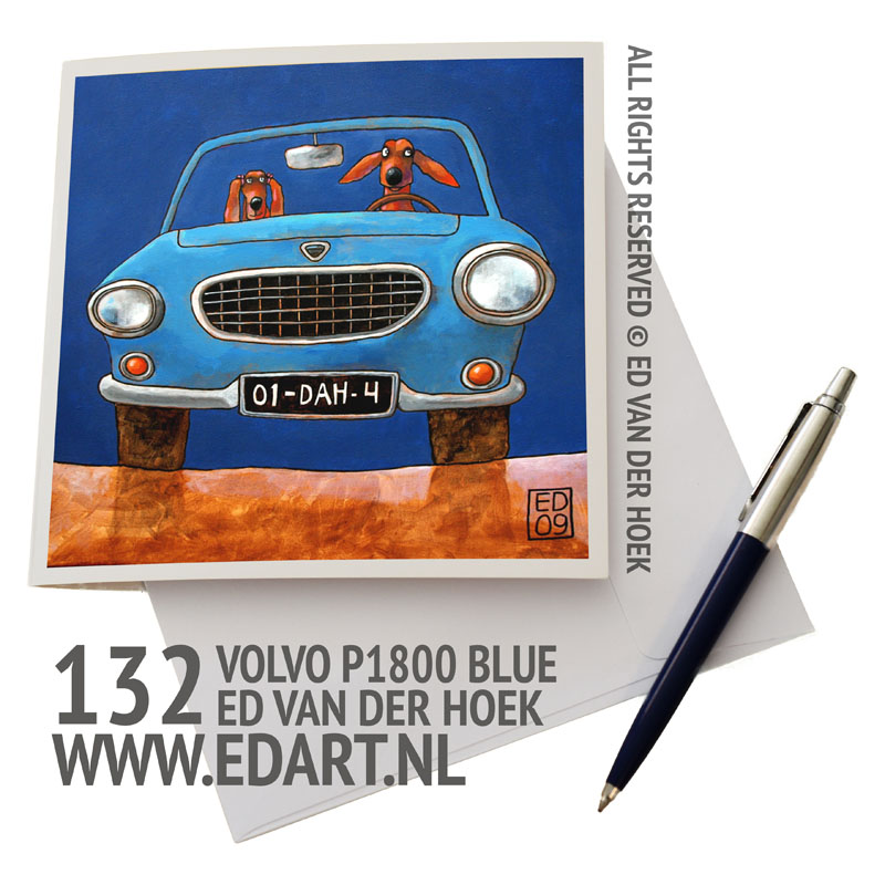 Volvo P1800 blue`
