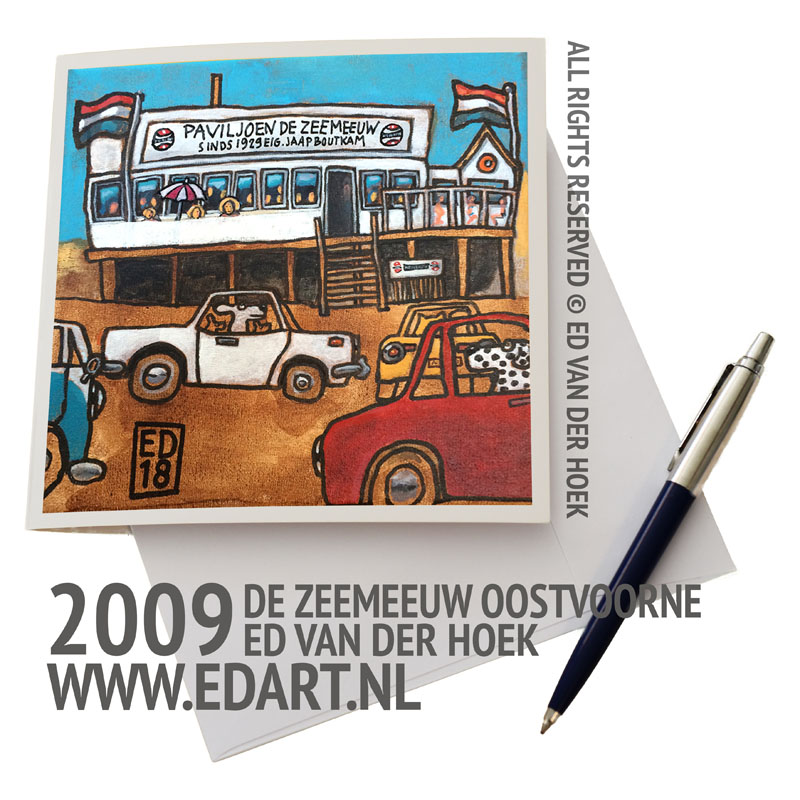 2009 Zeemeeuw kunstkaart`