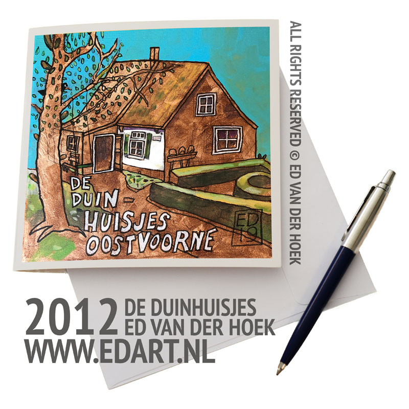2012 De Duinhuisjes kunstkaart`