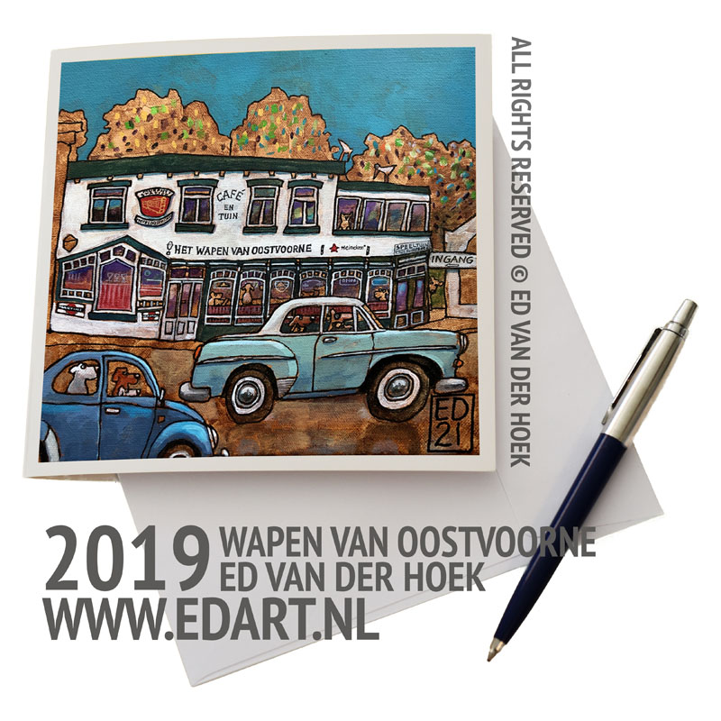 2019 Wapen van Oostvoorne kunstkaart`