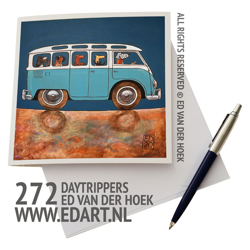 272 Daytrippers VW bus kaart`