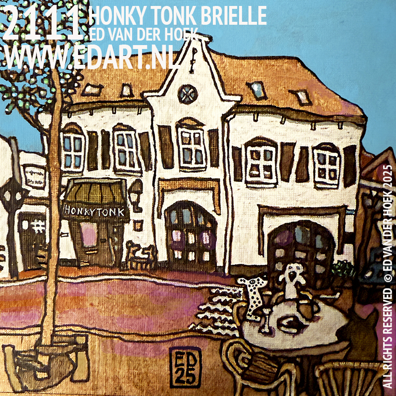 Honky Tonk Brielle Origineel schilderij`