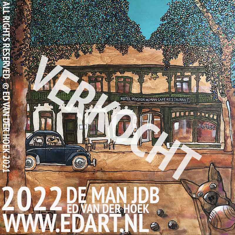 De Man Origineel Schilderij`